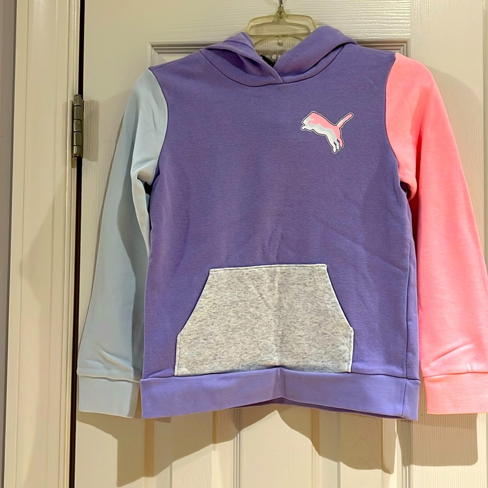 Girls Puma Muti-color Hoodie